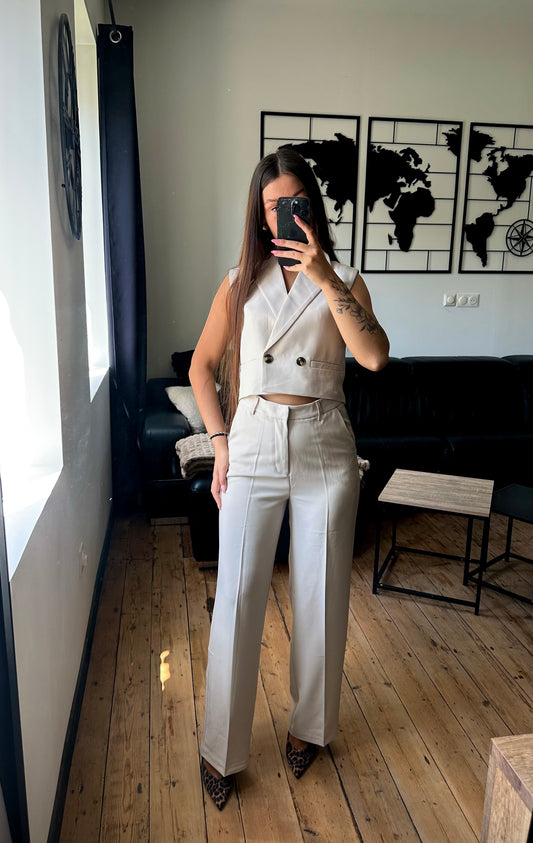 Pantalon tailleur SOLINE 🤍